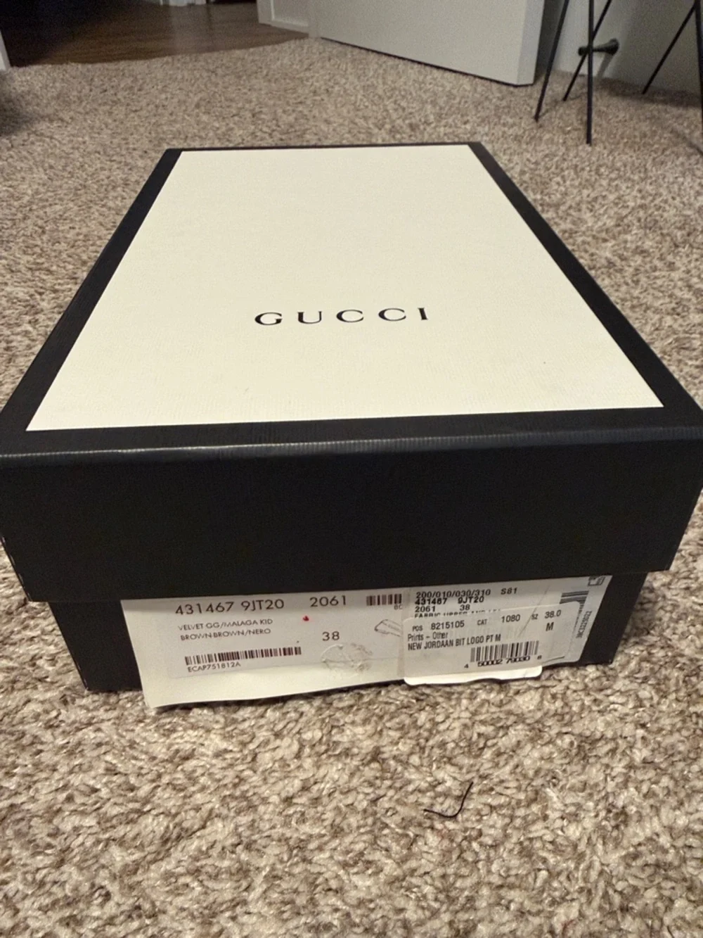 Authentic Gucci Brown Velvet Horsebit Loafers - Picture 9 of 9